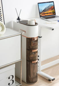 3 שכבה דקה שטח ארון רחצה חוסך עיצוב נייד וללא התקנה נדרש עבור אזורי שירותים קטנים - Product Image 4