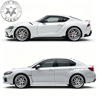 Rines Forjados Personalizados Viaol de 2 Piezas con Borde Pulido Estilo Stance/VIP 5x114.3/5x100 18x9/9.5/10J 17x8/9J Compatibles con Nissan Silvia Toyota