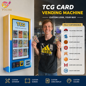 Distributeur automatique intelligent de cartes à collectionner (TCG) mural avec écran tactile 32 pouces pour <span class=keywords><strong>la</strong></span> vente de paquets de cartes, <span class=keywords><strong>paiement</strong></span> sans espèces - Product Image 1