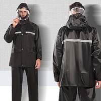 Combinaisons de pluie pour cyclistes masculins de type fendu Équipement de livraison de nourriture Combinaisons de pluie imperméables pour vélos et motos de haute qualité