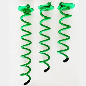 Outdoor Camping Dog Tie Out Stake Spiral Soil Folding Pet Ground Anchor Solid Steel Swing Anchor