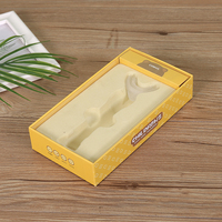 Boîte cadeau en papier personnalisée avec coque extérieure transparente pour la protection des accessoires de consommateur