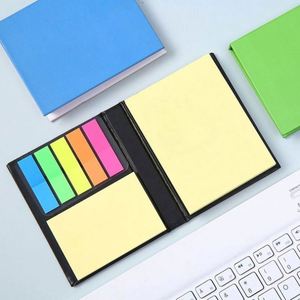Ensemble de notes autocollantes colorées, style INS, blocs-notes réutilisables de plusieurs tailles, blocs-notes autocollants personnalisés avec logo pour le bureau, cadeaux scolaires - Product Image 2