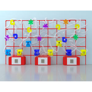 อุปกรณ์พิพิธภัณฑ์วิทยาศาสตร์แบบอินเทอร์แอคทีฟ ปืนลมวนวน ตัวปล่อยผ้าพันคอ ของเล่นวิทยาศาสตร์เสริมพัฒนาการทางประสาทสัมผัสเพื่อการเรียนรู้ STEM - Product Image 1