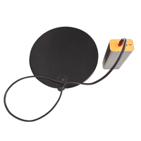 Chauffe-plat électrique flexible en silicone orange 220V avec régulateur de température, économie d'énergie, câble de 1000mm, garantie 12 mois