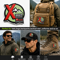 Étiquettes personnalisées avec logo, patchs en silicone PVC personnalisés, badges à crochets et boucles, patchs en caoutchouc 3D souples à repasser pour vêtements, chapeaux, sacs à dos