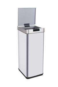 13 galones hogar oficina de cocina de metal rectangular de acero inoxidable sanitaria inteligente sensor de residuos <span class=keywords><strong>bin</strong></span> - Product Image 3