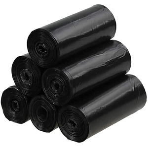 custom printed black disposable 100% biodegradable manufacture Garbage plastic Roll Bag