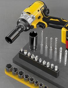 Llave de Impacto Eléctrica Inalámbrica Portátil de 21V al por Mayor para Coche, Carpintería y Bricolaje, Grado Industrial - Product Image 2