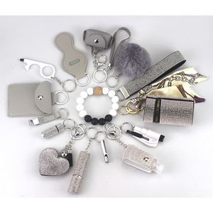 Kit de défense personnel DIY gratuit : porte-clés, outils, fournitures, alarme, bracelet de défense en alliage pour femmes - Product Image 5