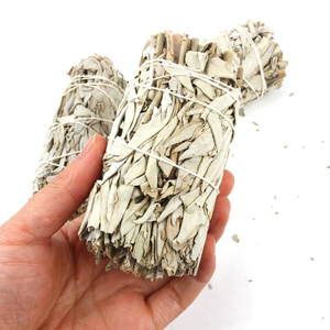Bâtonnets de purification en gros de sauge blanche de Californie et de palo santo avec cristaux, utilisés pour la lithothérapie et la purification - Product Image 6