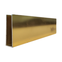 Nouveau design, profil en U super fin, flexible, courbe adaptable, surface série 6000, profil en aluminium, pliage CNC, soudage, découpe