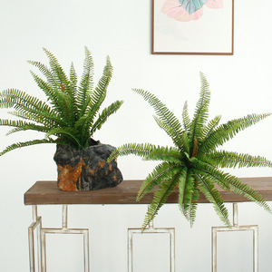 Decorazione Sospesa ad Alta Simulazione, Foglie di Felce Finte, Piante Artificiali di Felce in Mazzetti per Casa, Hotel, Feste, Paesaggistica ed Eventi - Product Image 2