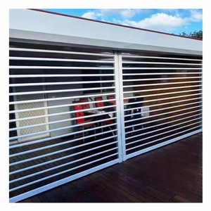 Mạnh mẽ PC pha lê Con lăn màn trập an ninh cổng chống lại kẻ trộm, <span class=keywords><strong>Windproof</strong></span> Con lăn màn trập cửa - Product Image 3