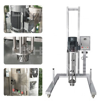 LINHE-Mélangeur mobile électrique ou pneumatique à haut cisaillement, disperseur, homogénéisateur cosmétique, produits chimiques liquides, émulsifiant