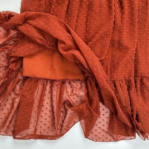 مجموعة صيف 2025 من الملابس الكاجوال ذات الأكمام القصيرة المصنوعة من الشيفون المزين بالزهور، مقاسات كبيرة للأم والابنة والطفل، مناسبة للحفلات العائلية ولجميع الأعمار - Product Image 6