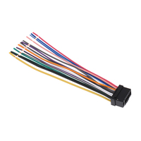 Adaptateur de câble de connecteur de faisceau de câbles d'alimentation de haut-parleur stéréo de radio de voiture à 16 broches pour Alpine CDA-9887