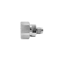 Hochwertiger gerader Stecker für 4, 3-10 Adapter Werkseitige Lieferung 4,3/10 Mini Din Stecker Impedanz 50Ohm RF Kupfer