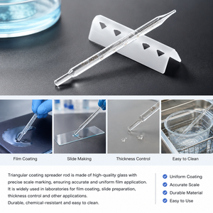 Degao Soporte Triangular de PMMA de 6 Orificios para Placas de Petri, Estable, para Uso en Laboratorio Microbiológico - Product Image 2