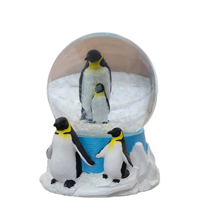 Nhựa Thủ Công Mỹ Nghệ Động Vật Quả Cầu Tuyết Đáng Yêu Chim Cánh Cụt Nhỏ Quả Cầu Tuyết Trẻ Em Quà Tặng - Product Image 4