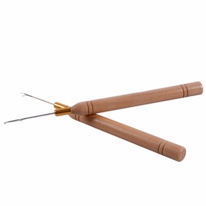 12 Pcs Aiguille Enfileur Tirant Crochet Microring Cheveux Extension Outils pour Tinsel Cheveux Extension, Plume et Dreads <span class=keywords><strong>Installation</strong></span> - Product Image 3