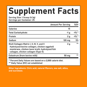 High Quality Multi Collagen Colostrum Powder Support Hair Skin Nail Bone and Joint Health Natural Daily <b>Supplement</b> - Product Image 6