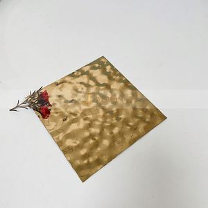 Panel de Techo Decorativo M07 con Efecto de Ondas de Agua, Lámina de Acero Martillado, Tipo Placa de Acero Inoxidable con Servicios de Doblado y Soldadura - Product Image 4