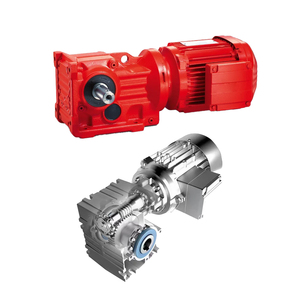 Riduttore a Ingranaggi Conici Elicoidali K87 per Impieghi Gravosi con Motore <span class=keywords><strong>DRN</strong></span> da 11kW, Trasmissione Industriale per Miniere e Frantumatori di Pietre - Product Image 1