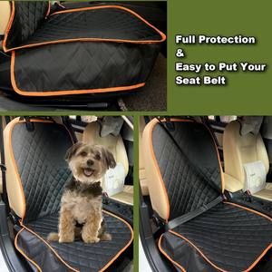 Sağlam Desenli Yardımcı Sürücü Koltuğu Kılıfı Su Geçirmez Çizilmez Kolay Katlanır Taşınabilir Yıkanabilir Çevre Dostu Ön Sıra Araba Evcil Hayvan Minderi - Product Image 4