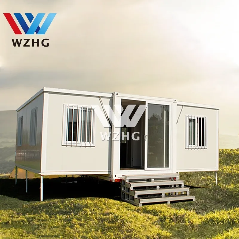 Casa móvil moderna prefabricada a prueba de viento, contenedor con inodoro, configuración estándar