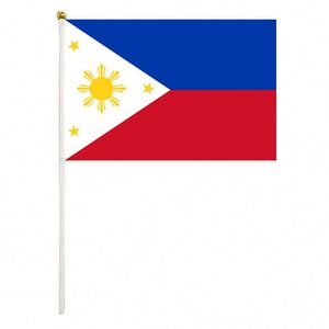 ธงโบกมือสาธารณรัฐประชาธิปไตยคองโก ขนาด 14x21 ซม. คุณภาพสูง ผลิตตามสั่ง ทำจากโพลีเอสเตอร์ สำหรับงานอีเว้นท์หรือเทศกาล - Product Image 3