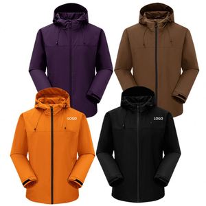 Veste coupe-vent personnalisée imprimée pour homme en polyester, respirante, pour l'hiver, la pêche, le cyclisme et les activités de plein air - Product Image 1