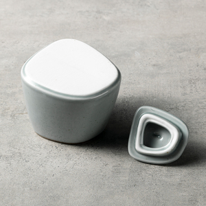<span class=keywords><strong>Sucrier</strong></span> en porcelaine avec couvercle, <span class=keywords><strong>sucrier</strong></span> en céramique, bol à bonbons Design moderne, <span class=keywords><strong>sucrier</strong></span> en céramique gris - Product Image 4