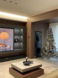 Customized Modular Integrated Woodentv Cabinet for Living Room Whole House <b>Tv</b> <b>Wall</b> Decor - Product Image 5