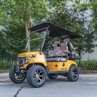 Voiturette de golf électrique 4 places ATV UTV 2+2 48V certifiée CE/GCC/EEC avec freins à disque avant pour voiturette de golf électrique d'extérieur