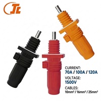Connecteur de stockage d'énergie 1500V, prise rapide droite, courant élevé 70A-120A, connecteur de batterie nouvelle énergie pour batterie au lithium