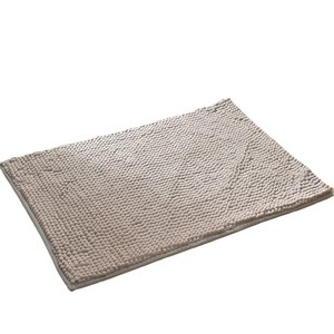Wholesale Chenille <strong>Square</strong> <strong>Bath</strong> Carpet Home Use Floor <strong>Mat</strong> 1.5mm Thick Anti-Slip Dots Backing Modern Simplicity Solid Color - Product Image 5