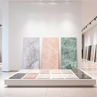 Carrelage en porcelaine effet travertin veiné, effet pierre naturelle pour les sols et les murs des hôtels et des halls