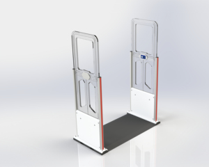 HF/UHF RFID Cổng đọc: 13.56MHz kiểm soát truy cập và thư viện cuốn sách Chống Trộm EAS hệ thống báo động - Product Image 4