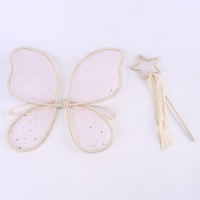 Ailes de papillon LED, grandes lumières, dentelle néon pour enfants, décorations personnalisées pour le Ramadan et la remise des diplômes