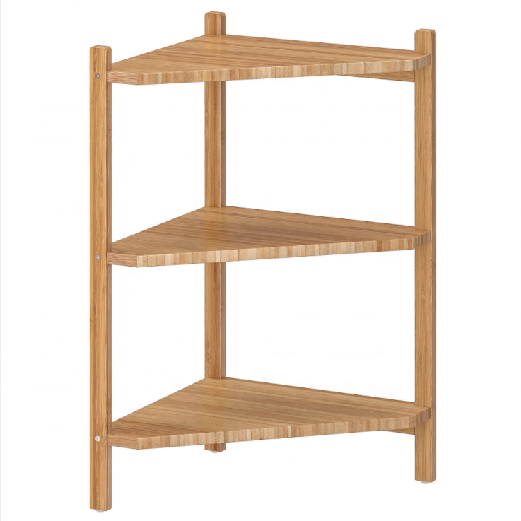 Скандинавский угловой уголок из массива дерева, угловая треугольная полка для спальни, кухни, гостиной, треугольный шкаф