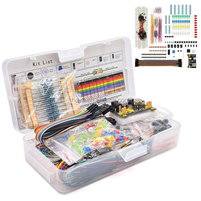 830-hole Breadboard Kit MB-102 for UNO R3 Component Pack Beginners Starter Kit