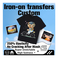 12000 + nouveaux modèles en gros logo personnalisé transferts impression pour vêtement presse à chaud décalcomanies transfert DTF Sublimation papier autocollant