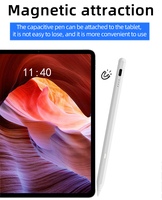 Meilleure vente ID723B stylet élégant actif stylet universel d'affichage de puissance rejet de la paume IOS/Windows/Android Compatible tablette métal