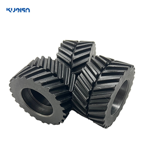 Kueisn 8m Thời gian ròng rọc xương cá răng Vành Đai ròng rọc 45 thép tiếng ồn thấp không có độ lệch tùy chỉnh OEM làm bằng hợp kim nhôm - Product Image 6