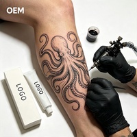 Tatuaje con Logotipo Personalizado de Textura Estable y Económica para Tiendas de Tatuajes Emergentes y Centros Comunitarios de Servicios de Belleza