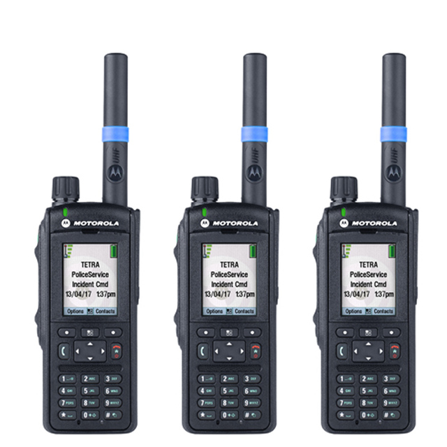 Durable TETRA radio 350-470 MHz long-range walkie-talkie with Bluetooth GPS function for Motorola MTP6650 two-way radio