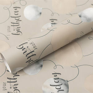 Individuell bedrucktes Logo-Geschenk papier Unbeschichtetes Back papier aus umwelt freundlichem Bagasse-Zellstoff-Verpackungs papier - Product Image 4