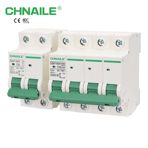 Interruttore Automatico Miniaturizzato CHNAILE DZ47-63H, 4 Poli, 230V, 6kA, Alta Capacità di Interruzione, 10A 16A 20A 25A 32A 40A 50A 63A, Interruttore AC - Product Image 1