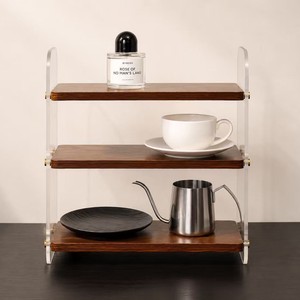 Acrylic desktop cup holder, entryway, light luxury and high-<b>end</b> style, water cup <b>storage</b>, dining <b>table</b> coffee cup and mug shelf - Product Image 3